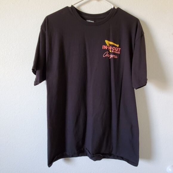 In-N-Out Burger Arizona T-Shirt Mens L Black Short Sleeve Pullover Crew Unisex - Picture 4 of 6